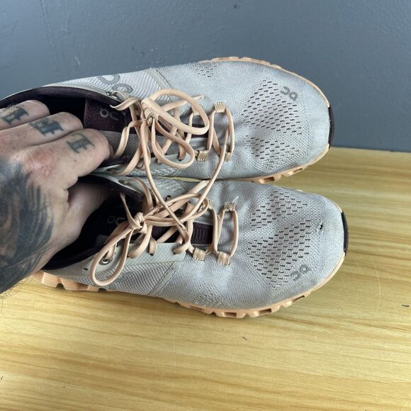 On Cloud X 3 Running Shoes Women's Size 8.5 Gray Athletic Slip On Sneakers - Picture 13 of 14